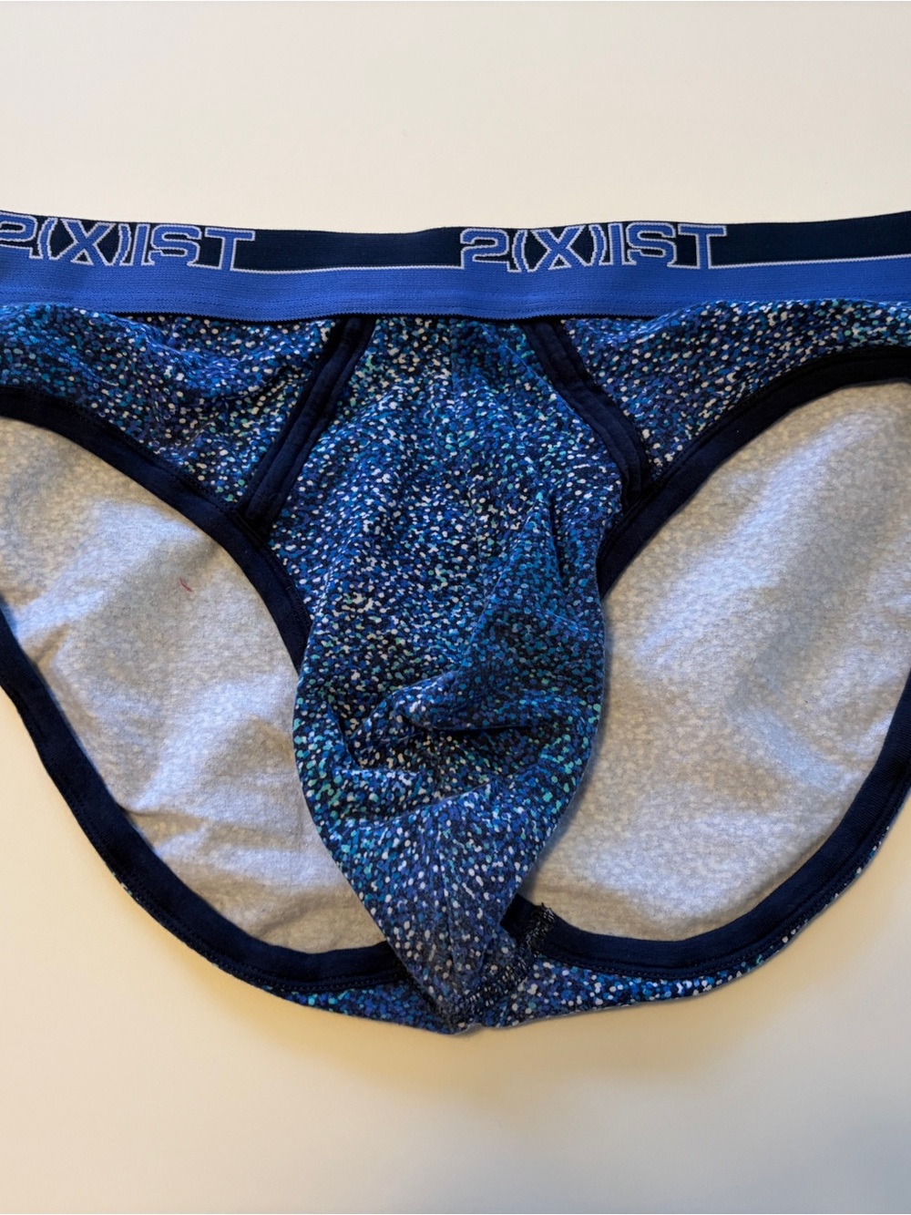 2xist Blue Speckled Briefs